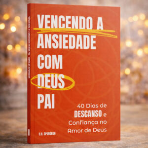 Achadinhos: Livro Devocional Vencendo a Ansiedade com Deus Pai | 40 dias de Descanso em Deus | Charles Spurgeon Black Deal BR