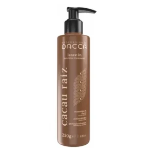 Achadinhos: Leave-in Cacau Raiz 250g Proteção Térmica E Solar Dacca Professional Black Deal BR