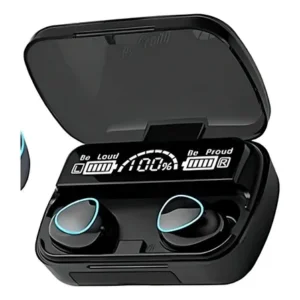 Achadinhos: Fone Bluetooth Sem Fio M10 V5.3 Preto Com Display Led Black Deal BR