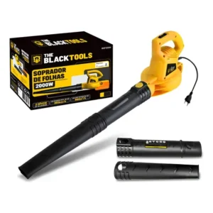 Achadinhos: Soprador De Ar Elétrico Folhas E Resíduos Portátil 2000w Black Deal BR