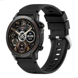 Achadinhos: Smartwatch Awei H52 Com Tela Amoled De 1.43  Para Esporte E Saúde Branco Liso Preto Black Deal BR
