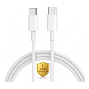 Achadinhos: Cabo Carregador Turbo Usb-c Para Apple iPhone 15 16 17 Pro Max Samsung Galaxy S24 S23 S22 S21 S20 Fe Ultra Motorola Moto G Xiaomi Redmi Branco Black Deal BR