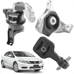Achadinhos: Kit 3 Coxim Motor Cambio Automático Civic 2.0 2013 2014 2015  Ano   Carro  Verificar Na Descrição Black Deal BR