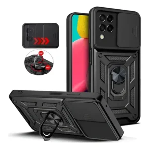 Achadinhos: Capa Capinha Armadura Anti Impacto P/ Samsung Galaxy M53 5g Preto Galaxy M53 Black Deal BR