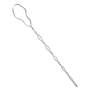 Achadinhos: Kit 100- Alça Preformada P/cabo Drop Óptico  Fio Fe 100/160 Black Deal BR
