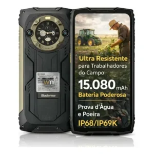 Achadinhos: Blackview Bv9300 Pro Cat S62 Robusto 12gb+12gb 256gb Preto Liso Black Deal BR