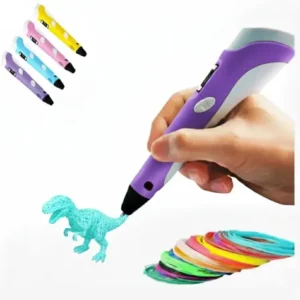 Achadinhos: Caneta 3d Impressora Profissional + Refil Filamento + Usb Violeta 110v/220v Black Deal BR