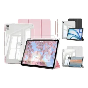 Achadinhos: Capa Case Para iPad Air 4a/5a / iPad Pro 11 + Caneta+nf Rosa Black Deal BR