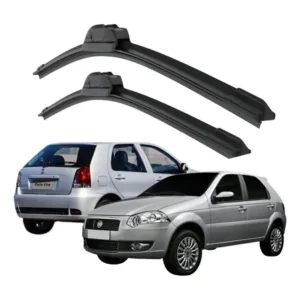 Achadinhos: Limpador Parabrisa Palheta Borracha Palio Fire 2005 A 2011 Preto Black Deal BR