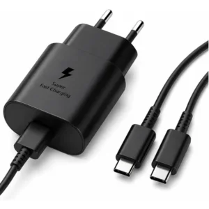 Achadinhos: Carregador Turbo Usb-c Para Samsung A15 A34 S23 S24 Ultra Preto Black Deal BR